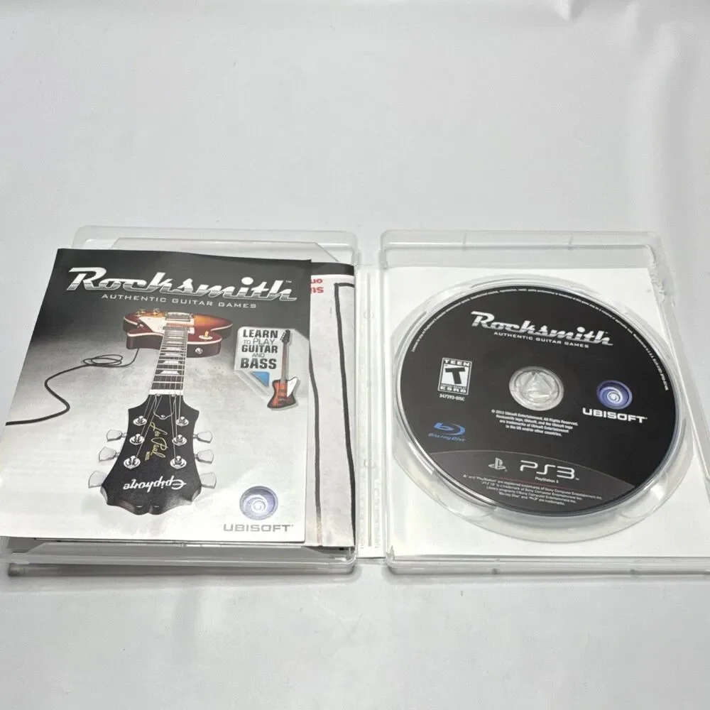 Ubisoft Rocksmith Sony PlayStation 3 T-Teen NTSC-U/C 2012 Manual Included
